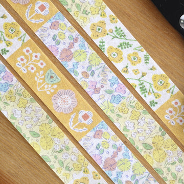 Furukawashiko | Biyori Yellow Flower Washi Tape