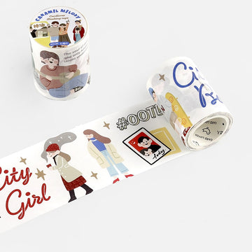 Card Lover | Caramel Melody City Girls Washi Tape