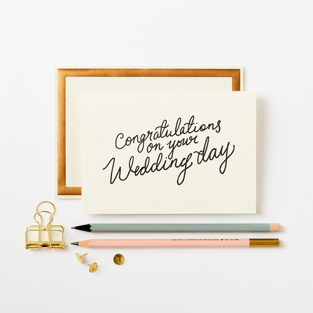 Katie Leamon | Tarjeta de Felicitación Wedding Day
