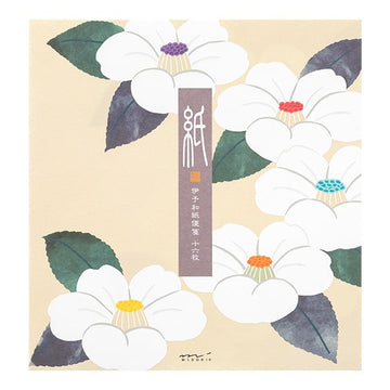 Midori | Papel de Carta Serigrafía White Camellia