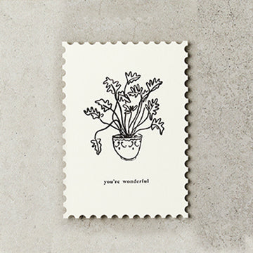 Katie Lemon | Postcard Plants You're Wonderful