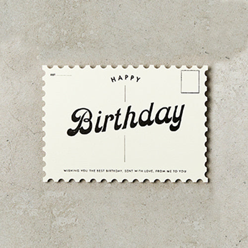 Katie Leamon | Postal Vintage Type Bold Birthday