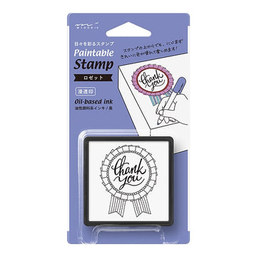 Midori | Rosette Inked Stamp