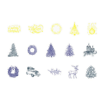 MoCard | Happy Christmas Xmas Tree Stickers