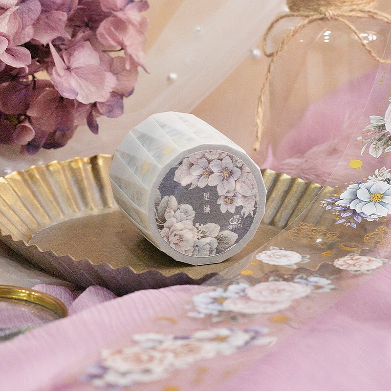 Loi Design | Stars and Flowers Bronzing PET Tape