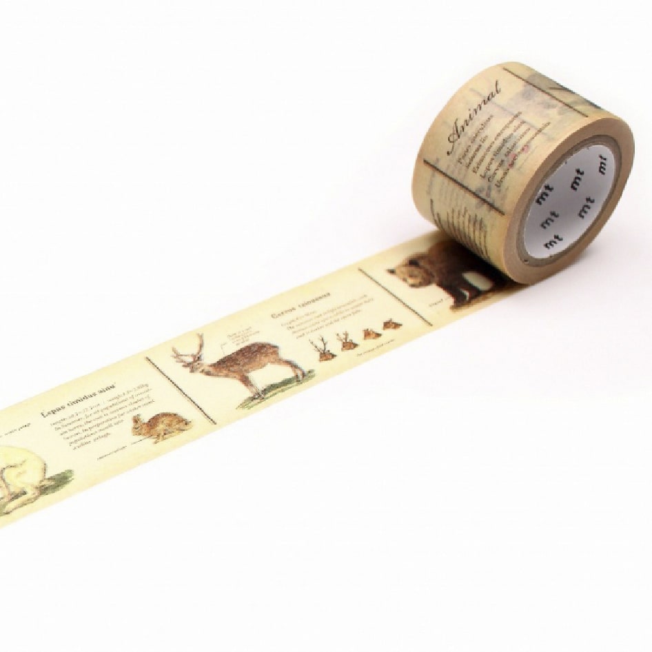 MT Masking Tape |  Encyclopedia Animal Washi Tape