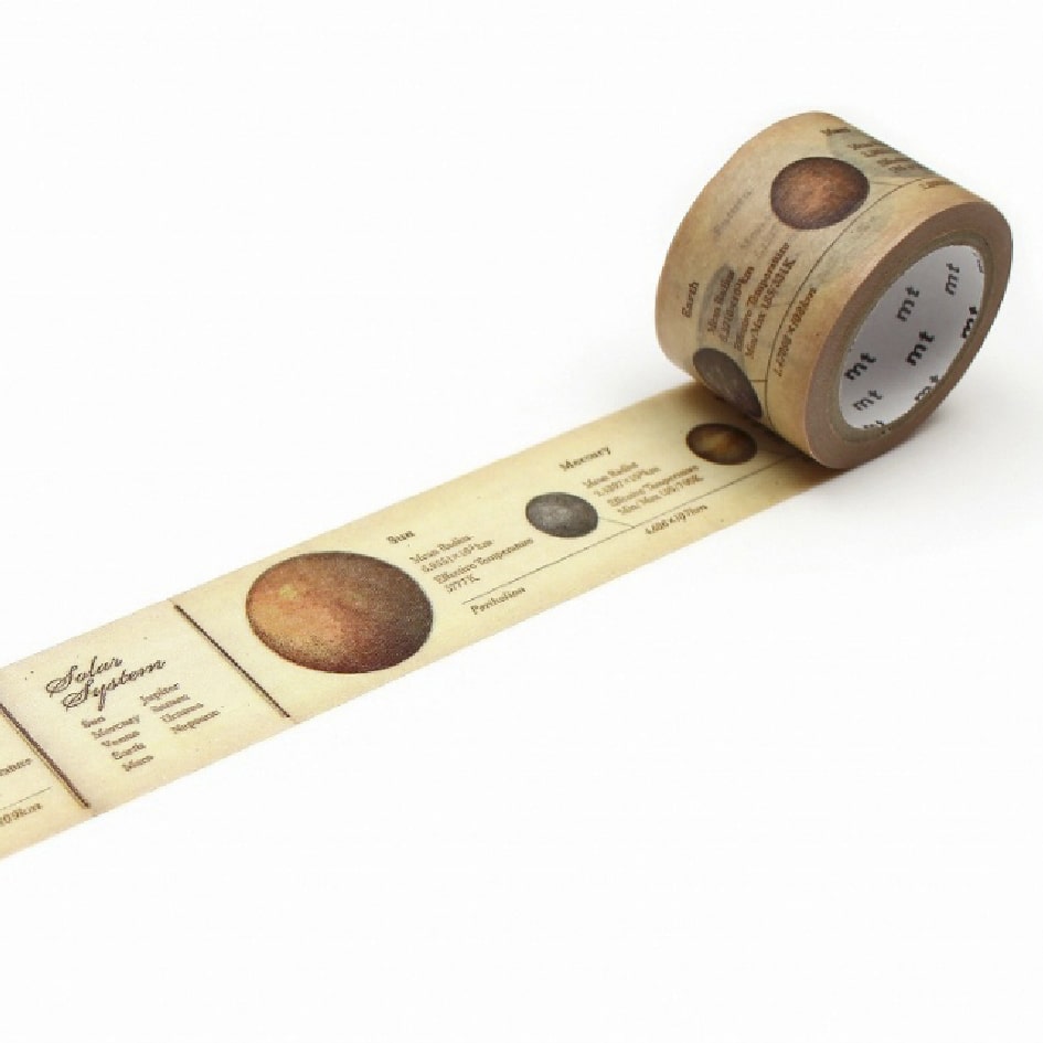 MT Masking Tape |  Encyclopedia Solar System Washi Tape