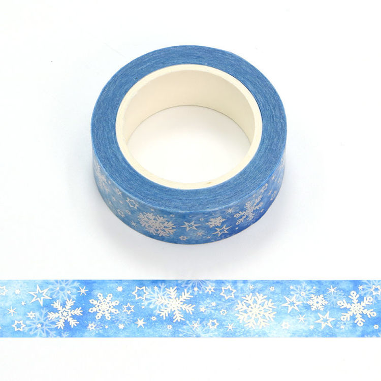 MZW | Foil Snow And Star Washi Tape