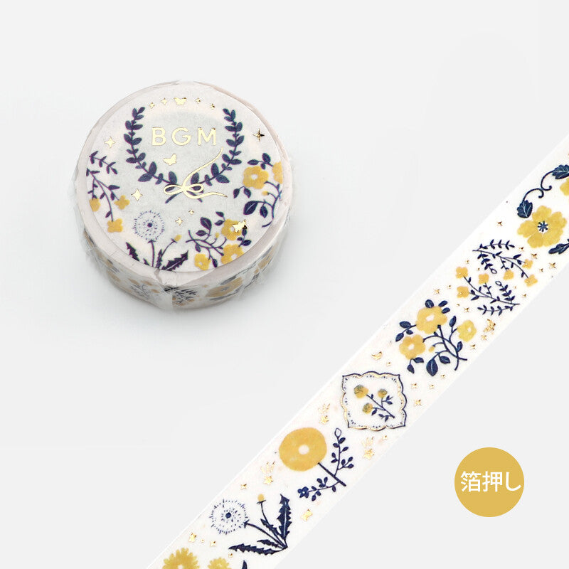 BGM | Foil Spring Wind Tidings Of Flowers Washi Tape
