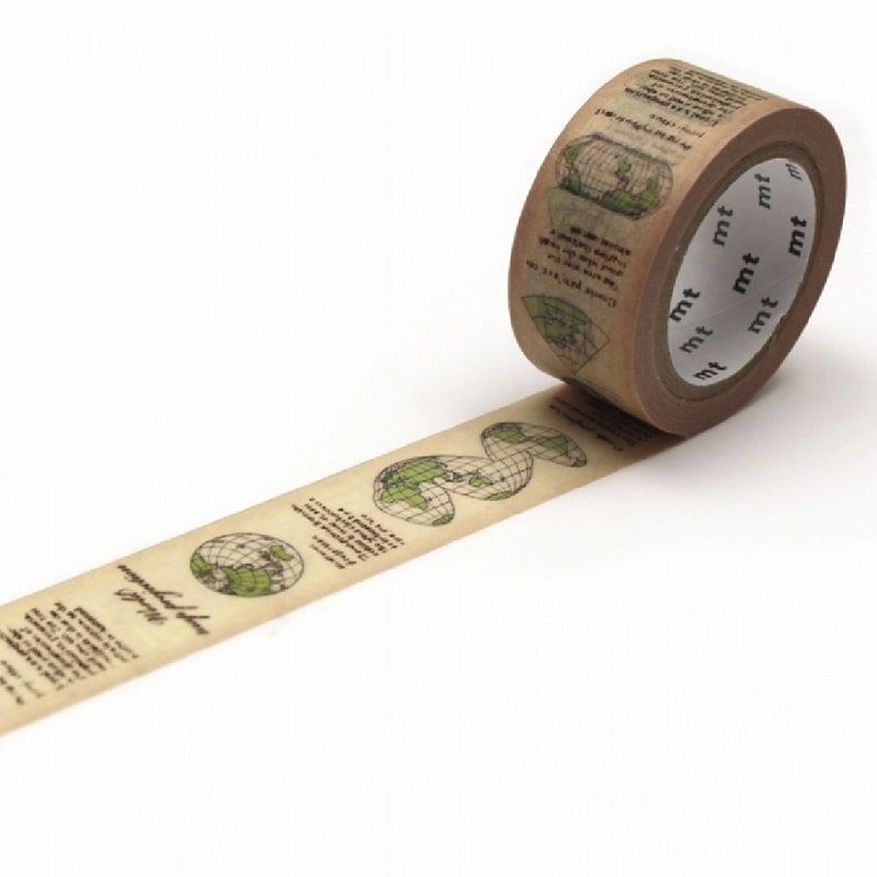 MT Masking Tape | Map Projection Washi Tape