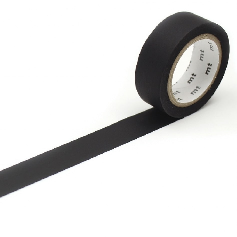MT Masking Tape | Matte Black Washi Tape