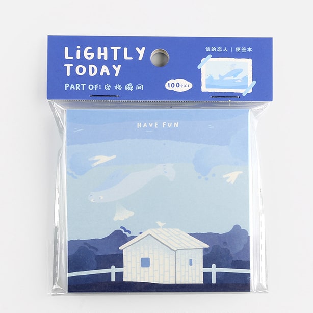 Card Lover | Bloc de Notas Lightly Today Blue House
