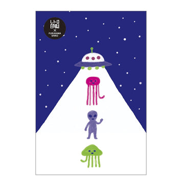 Furukawashiko | Retro Alien Postcard