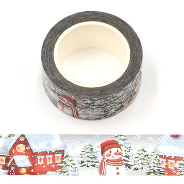 MZW | Silver Snowman Washi Tape