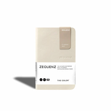 Zequenz | Cuaderno The Color A6 Beige (Cuadros)