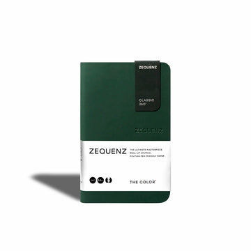 Zequenz | The Color A6 Emerald Notebook (Checkered)