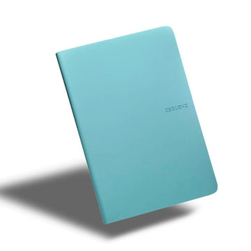 Zequenz | Notebook The Color A5 Turquoise (Squared)