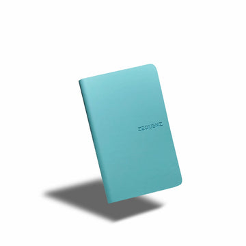 Zequenz | Cuaderno The Color A6 Turquoise (Cuadros)